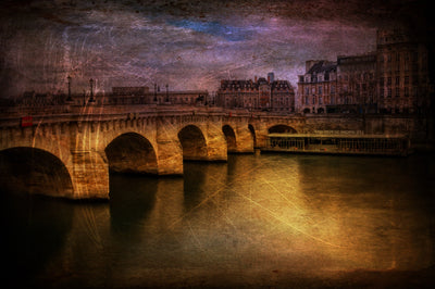 Bridge Over River Seine Print