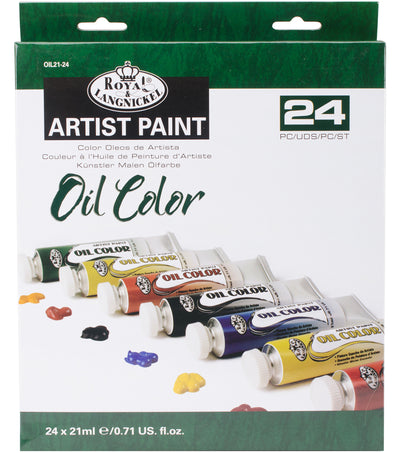 Royal & Langnickel Artist Paint - Oil Color - 24 Colors - 21 ml Tubes