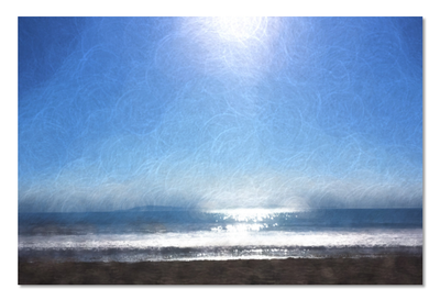 Ventura Sunlit Beach Print