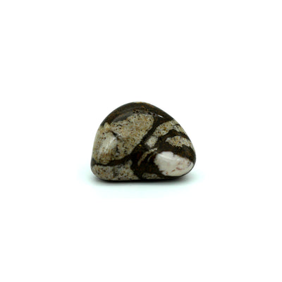 tumbled brown striped jasper stone