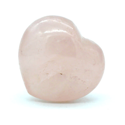 rose quartz heart stone